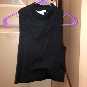 Black crop top